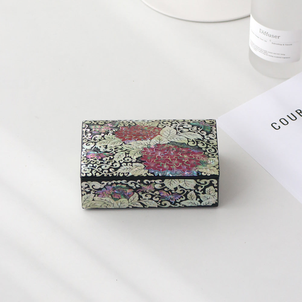 Premium Najeon Hydrangea Business Card Case (Master Artisan Jang Tae-bok)