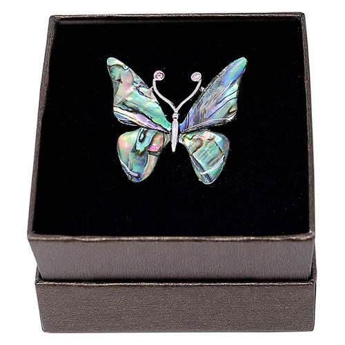 Tie Pin, Cufflinks & Brooch — Butterfly (Green) - LV0148