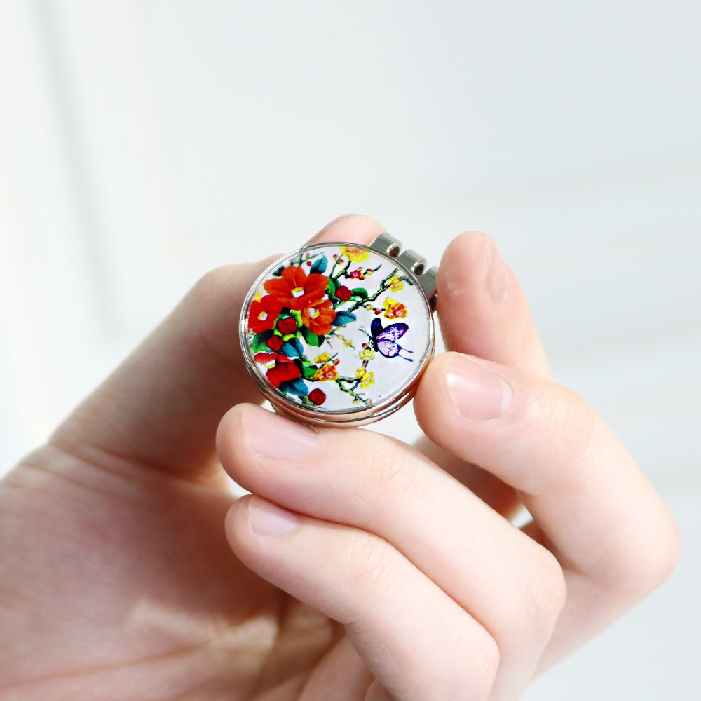 Premium Najeon Golf Ball Marker K(Butterfly)