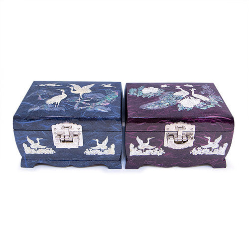Music Box Melody Hanji Base Mother of Pearl Jewelry Box - Oh Myung - Ho