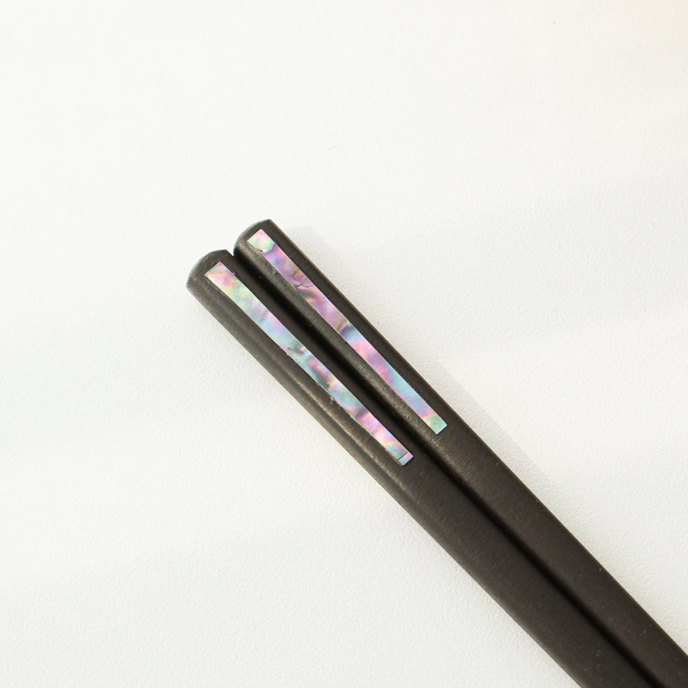 1 Mother of Pearl Spoon & Chopsticks Set