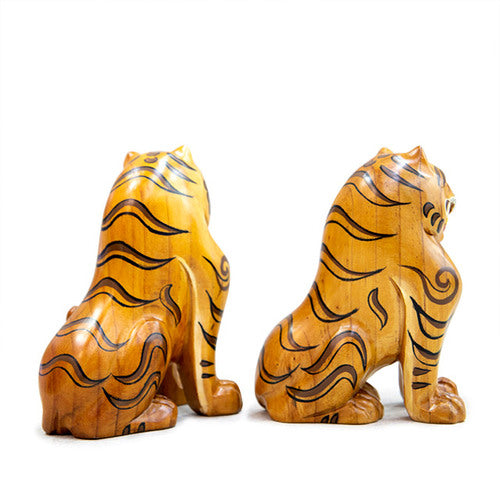 Wooden Mandarin Duck — Tiger - DE0152