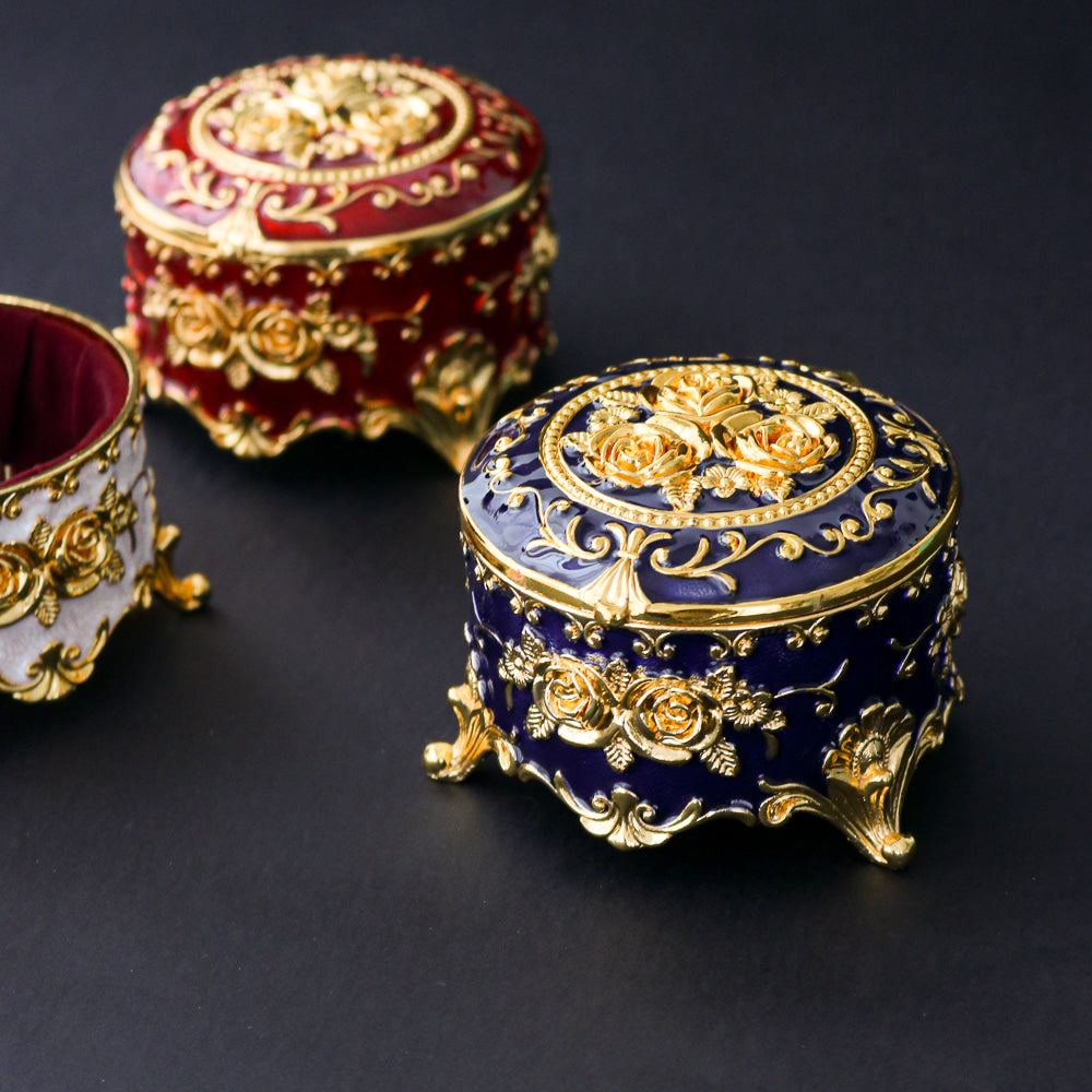 Mini Case Round Jewelry Box (P)