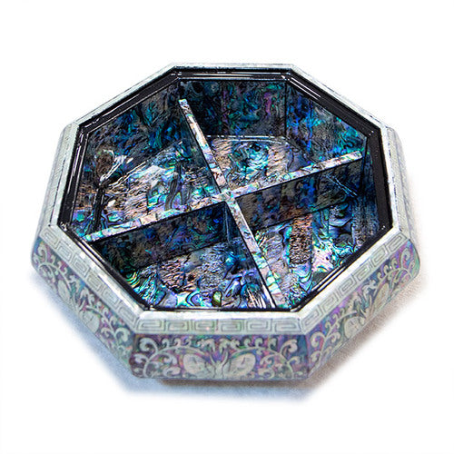 Premium Najeonchilgi Lacquerware Butterfly Octagonal 다용도 Mother of Pearl Jewelry Box - Jang Tae - Bok