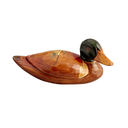Medium Wooden Mandarin Duck - DE0145