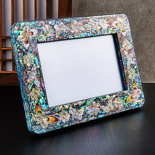 Najeon Chilgi Mother of Pearl Picture Frame — Butterfly - DE0086