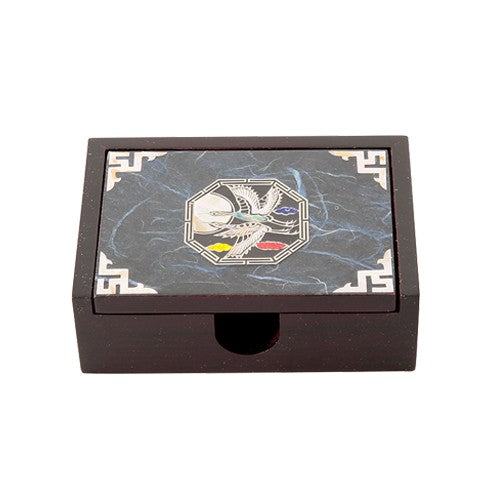 Najeon Chilgi Mother of Pearl Business Card Holder (Green) - OF0021