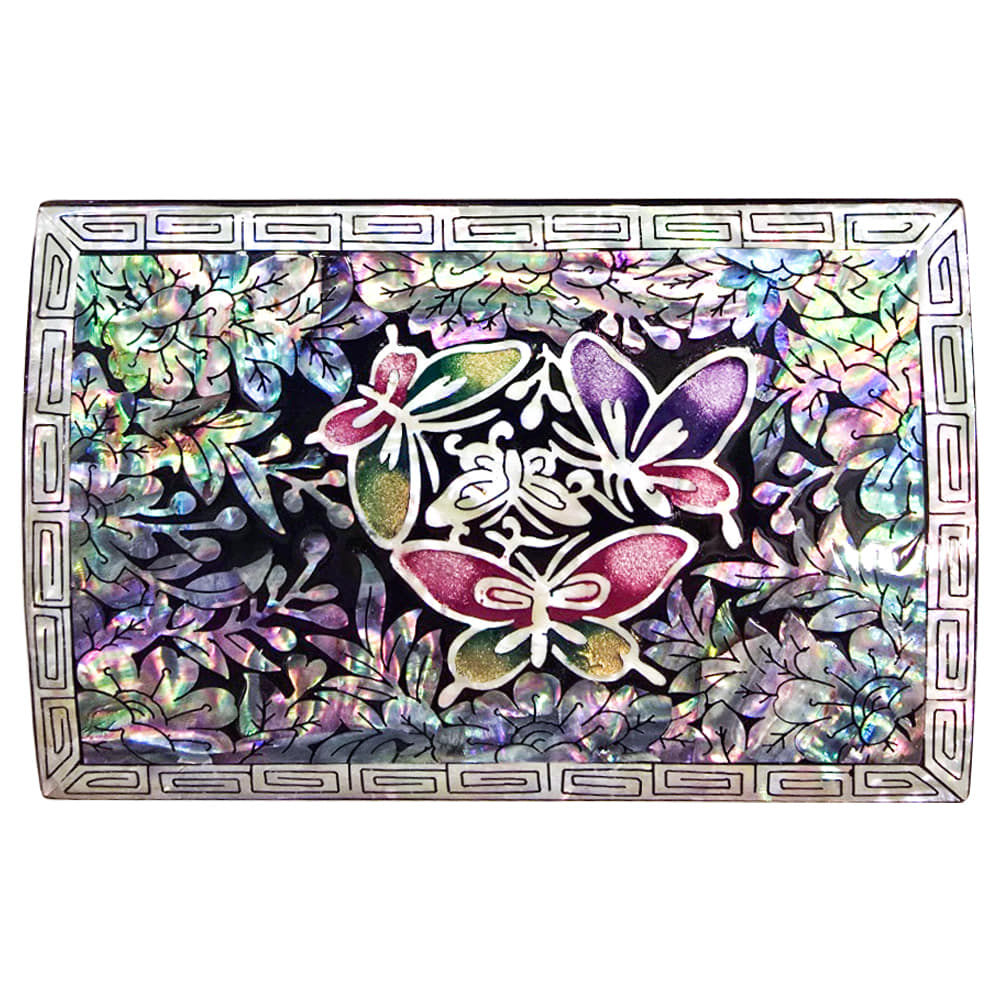Najeon Chilgi Mother of Pearl Business Card Holder — Pine & Crane - OF0003