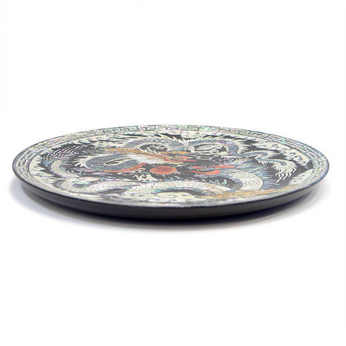 Najeon Chilgi Mother of Pearl Plate & Tray — Dragon by Kim Gil-su - DE0040