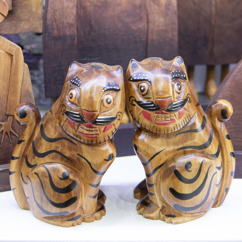 Wooden Mandarin Duck — Tiger - DE0153