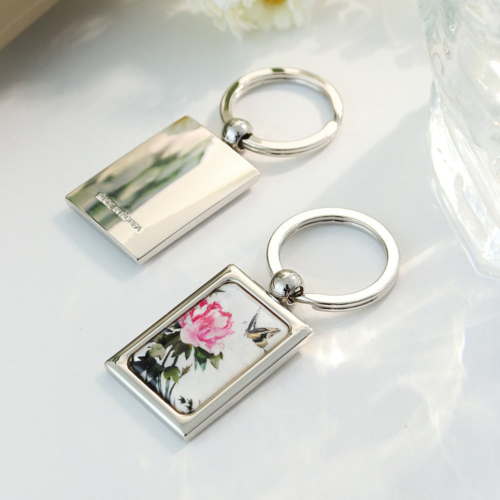 Najeonchilgi Mother of Pearl Keyring Keyring (Square)N