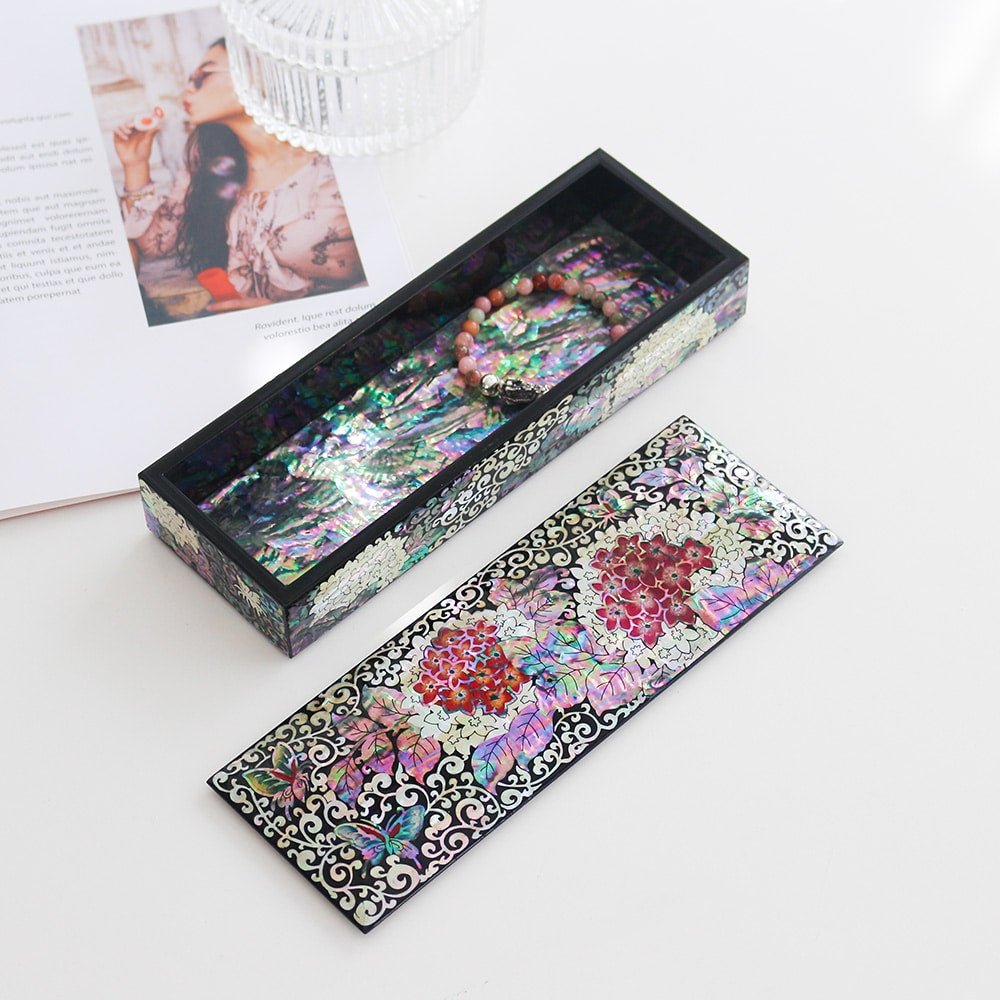 Premium Najeon Hydrangea Pen Case (Master Artisan Jang Tae-bok)