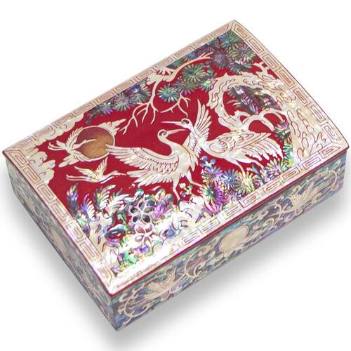 Najeon Chilgi Mother of Pearl Business Card Holder — Phoenix by 오명호 - OF0011