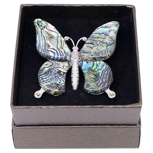 Tie Pin, Cufflinks & Brooch — Butterfly (Green) - LV0147