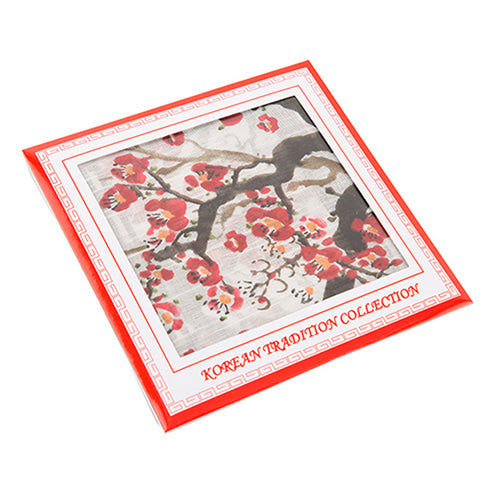 Pouch, Pencil Case & Handkerchief — Plum Blossom - LV0198