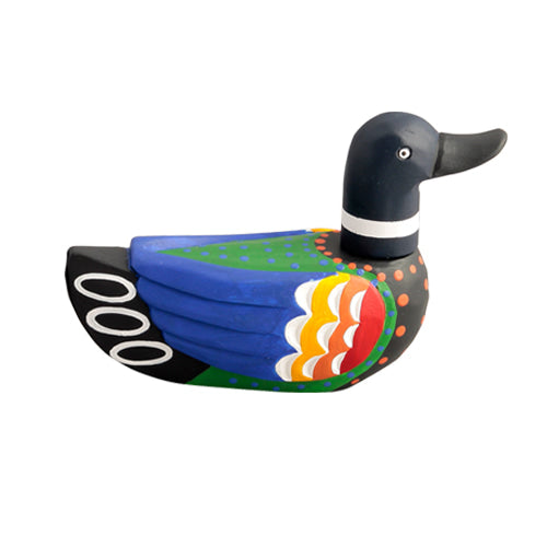 Small Wooden Mandarin Duck - DE0138