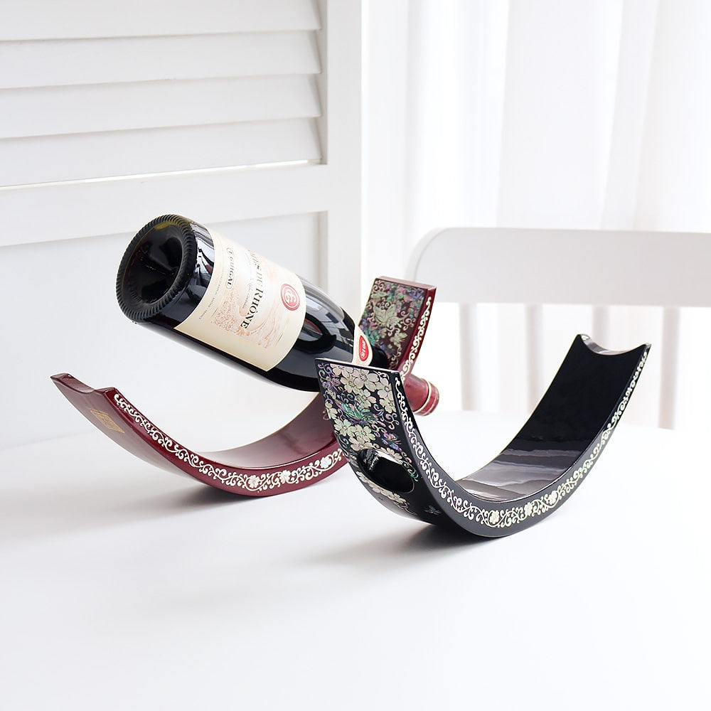 Premium Najeonchilgi Mother of Pearl Wine Holder Deluxe (Butterfly) (Master Artisan Jang Tae-bok)