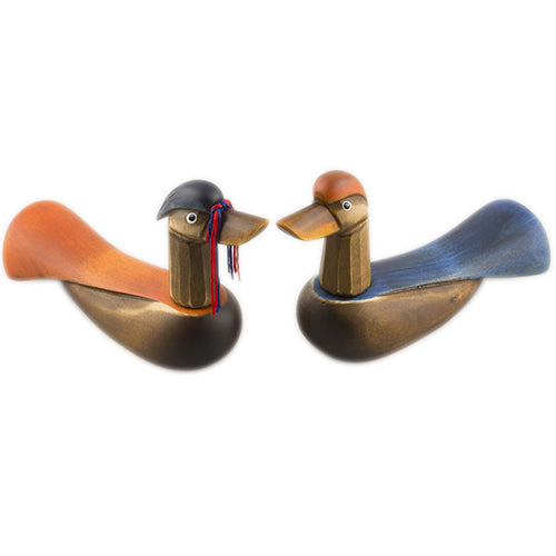 Large Wooden Mandarin Duck — Phoenix - DE0139