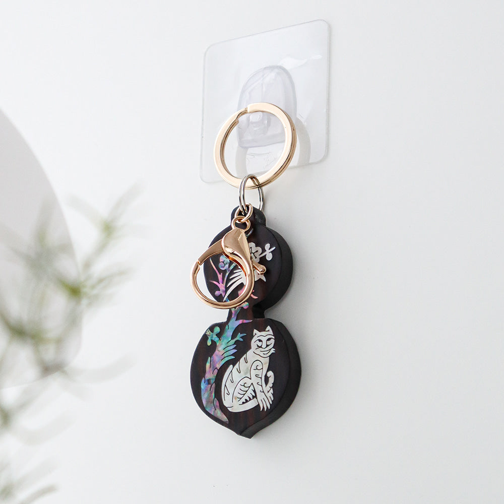 Mother of Pearl Keyring &