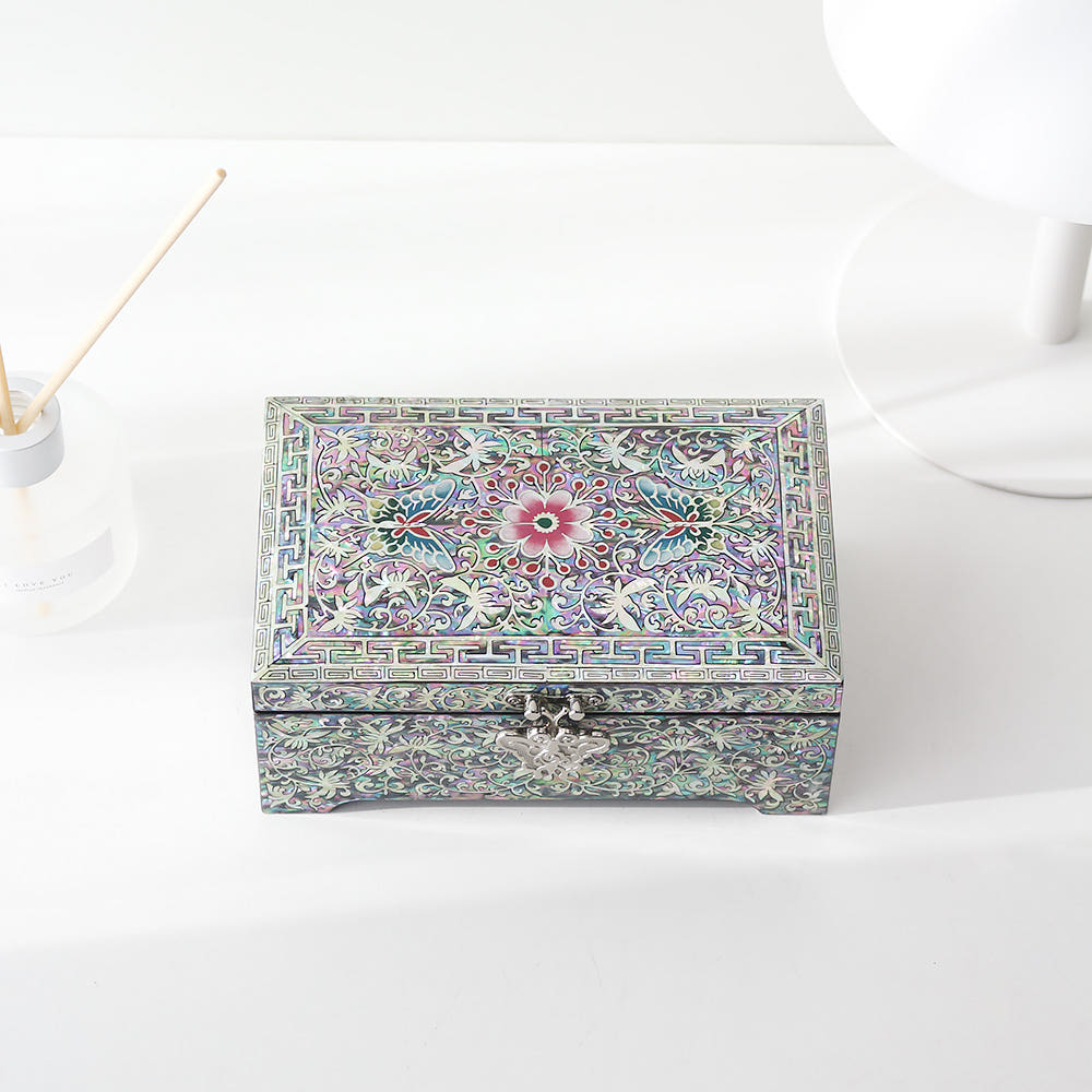 Masterpiece Najeonchilgi Premium Jewelry Box Yedan Wedding Gift Box Keepsake Ring Box