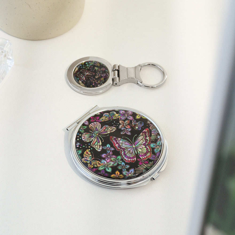 2-Piece Set: Najeon Hand Mirror Keyring M