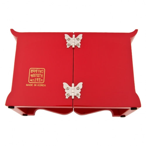Crane & Pine (Red) Roof Tile Double LiddedJewelry Box - Oh Myung - Ho