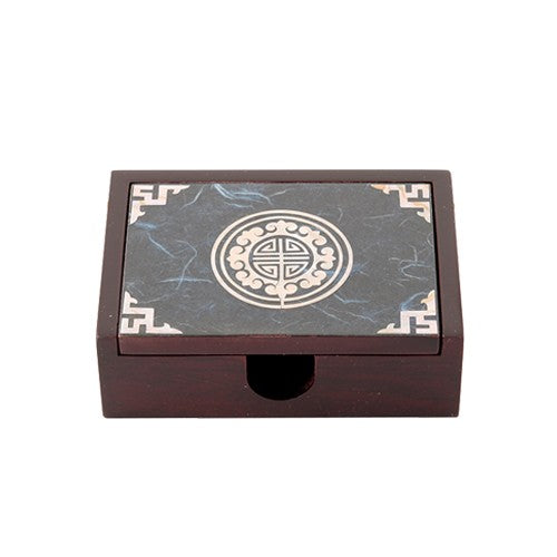 Najeon Chilgi Mother of Pearl Business Card Holder (Green) - OF0019