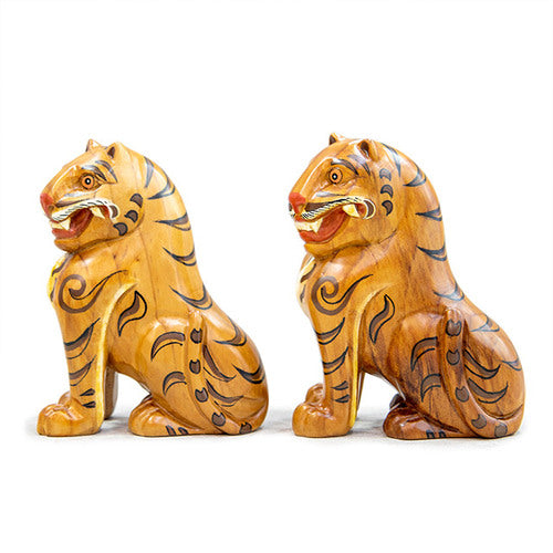 Wooden Mandarin Duck — Tiger - DE0152