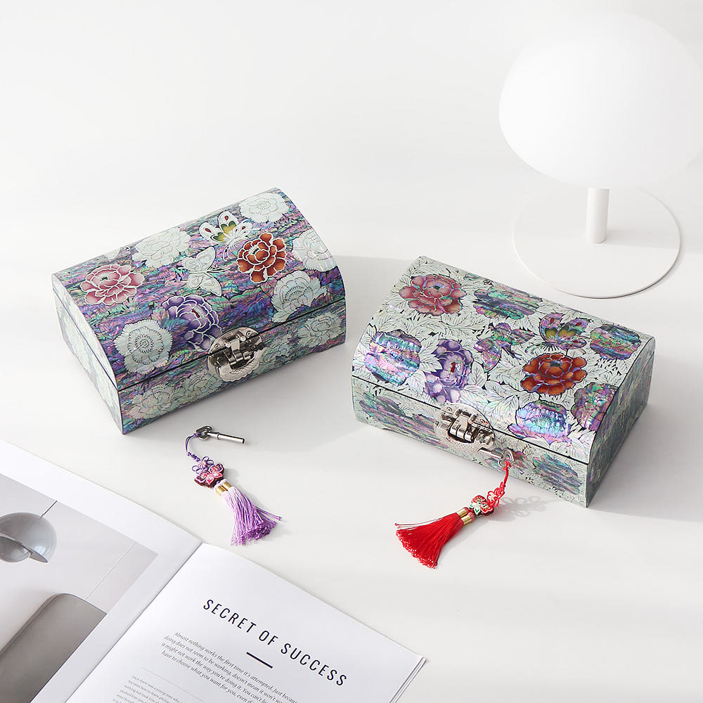 Masterpiece Najeonchilgi Premium Jewelry Box Yedan Wedding Gift Box Keepsake Ring Box