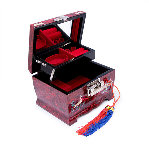 Music Box Melody Hanji Base Mother of Pearl Jewelry Box - Oh Myung - Ho