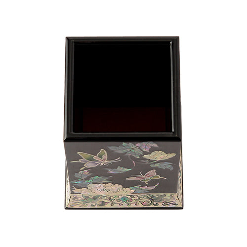 Najeon Chilgi Mother of Pearl Pen & Pencil Holder — Butterfly - OF0048
