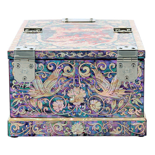 Crane & Pine 1-TierDrawer VanityJewelry Box (Red)
