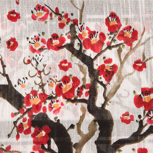 Pouch, Pencil Case & Handkerchief — Plum Blossom - LV0198
