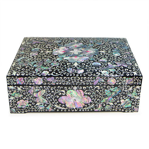 Najeon Chilgi Mother of Pearl Document & Memo Box - OF0222