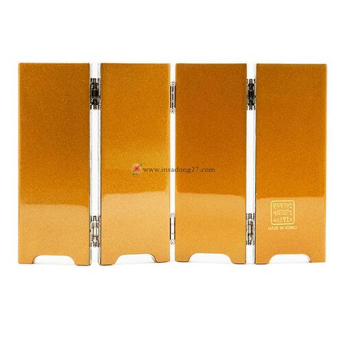 Najeon Chilgi Mother of Pearl Folding Screen — Pine & Crane by 오명호 - DE0004