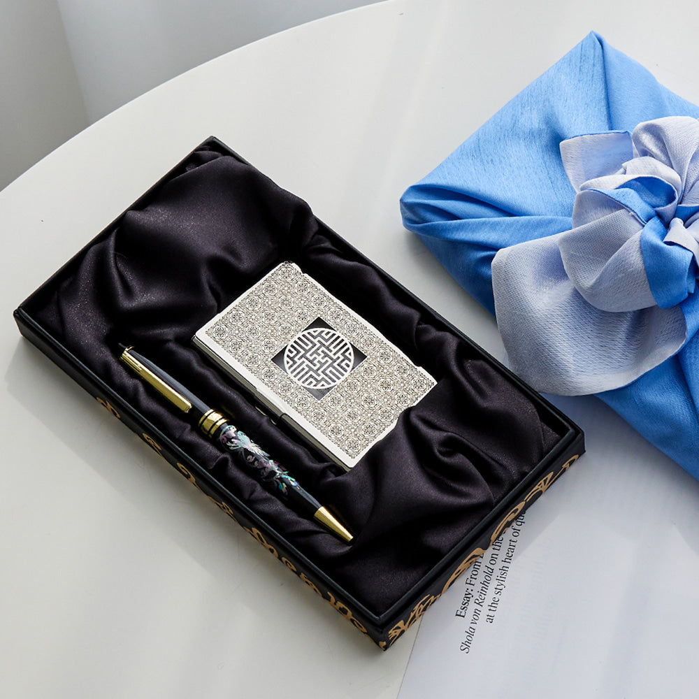 Najeon Chilgi Mother of Pearl Ballpen & Letter Opener (Gold) - OF0075
