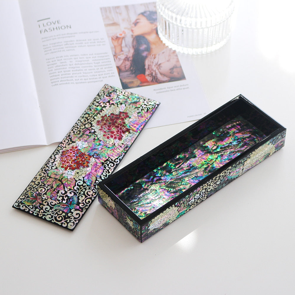 Premium Najeon Hydrangea Pen Case (Master Artisan Jang Tae-bok)