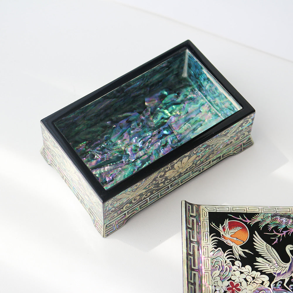 Premium Najeon Pine & Crane Seonbi Scholar Box