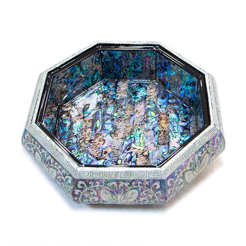 Premium Najeonchilgi Lacquerware Butterfly Octagonal 다용도 Mother of Pearl Jewelry Box - Jang Tae - Bok