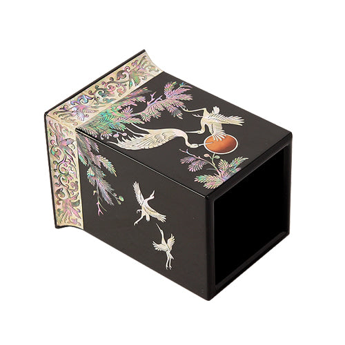Najeon Chilgi Mother of Pearl Pen & Pencil Holder — Pine & Crane - OF0037