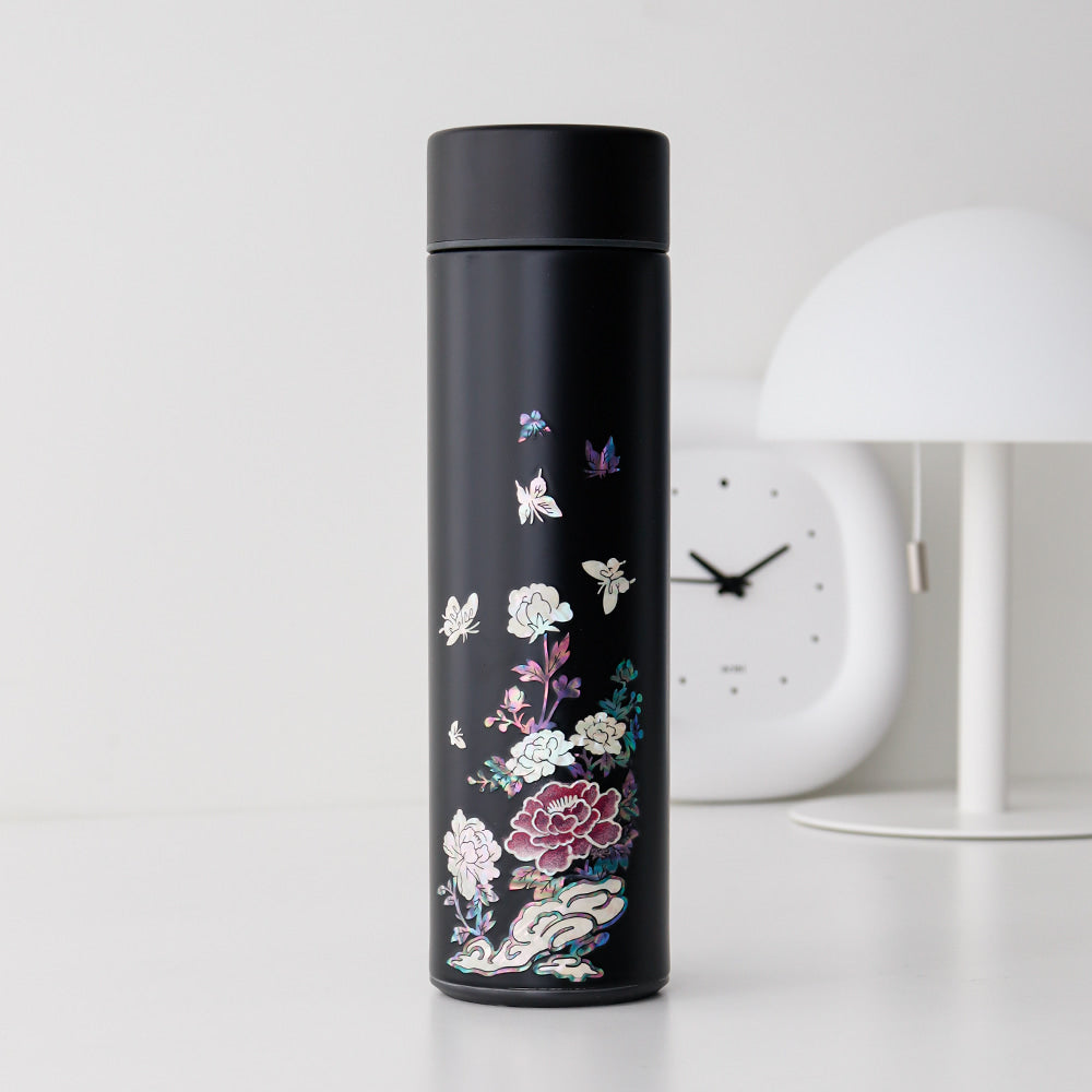 Najeonchilgi Peony Garden Stainless Steel Mother of Pearl Tumbler 500ml