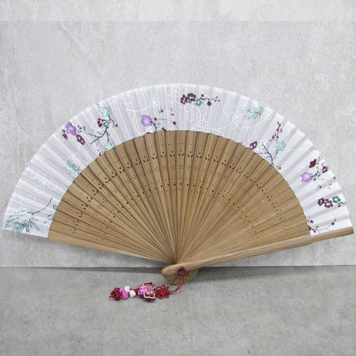 Mini Silk & Ramie Hand Fan - FN0006