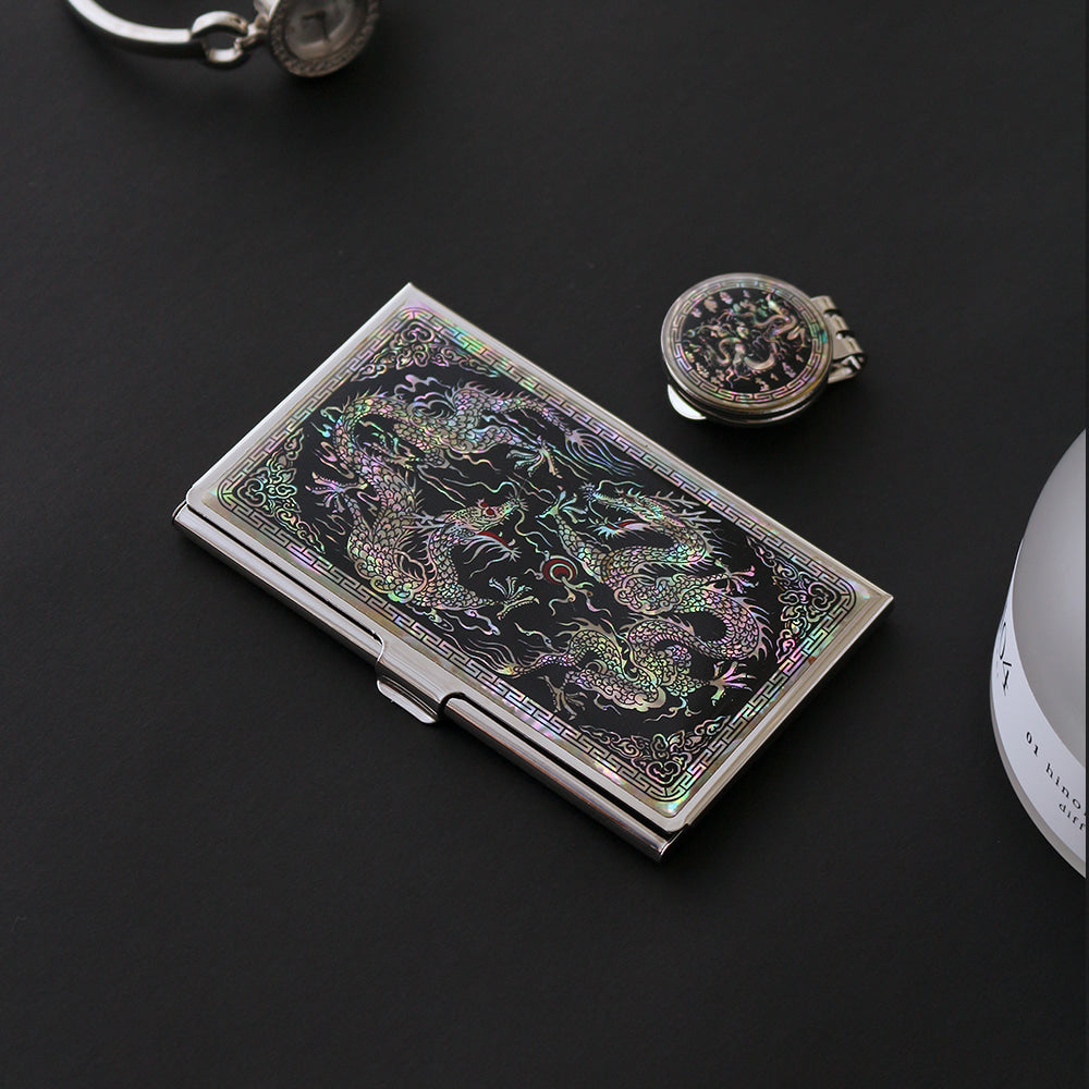 2-Piece Set: Business Card Case Golf Ball Marker K(Traditional)