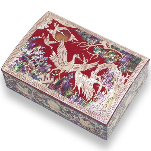 Najeon Chilgi Mother of Pearl Business Card Holder — Phoenix by 오명호 - OF0011