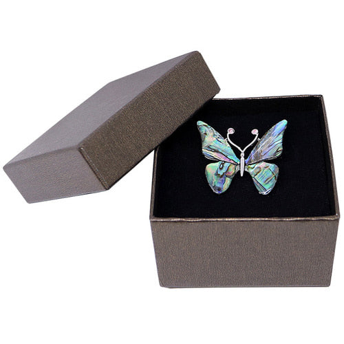 Tie Pin, Cufflinks & Brooch — Butterfly (Green) - LV0148