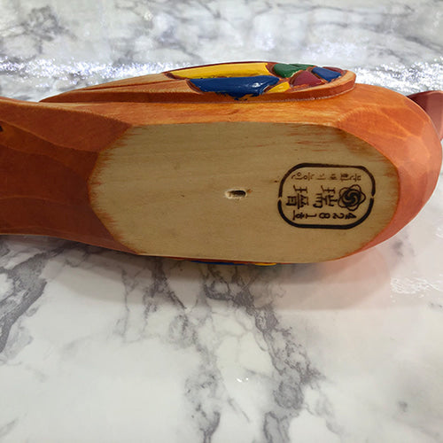 Large Wooden Mandarin Duck - DE0134