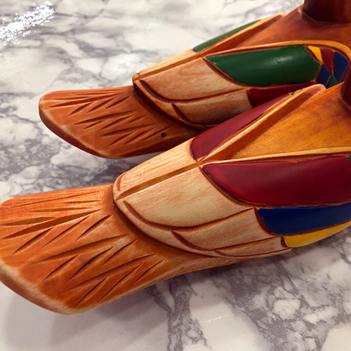 Large Wooden Mandarin Duck - DE0134
