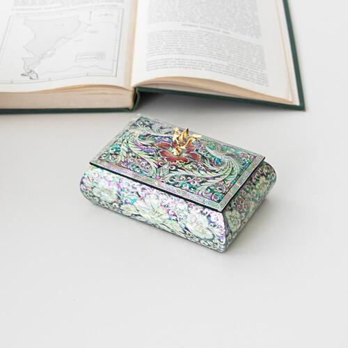 Najeon Chilgi Mother of Pearl Business Card Holder — Phoenix by Kwak Jang-sun - OF0007