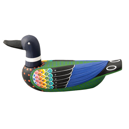 Medium Wooden Mandarin Duck - DE0137