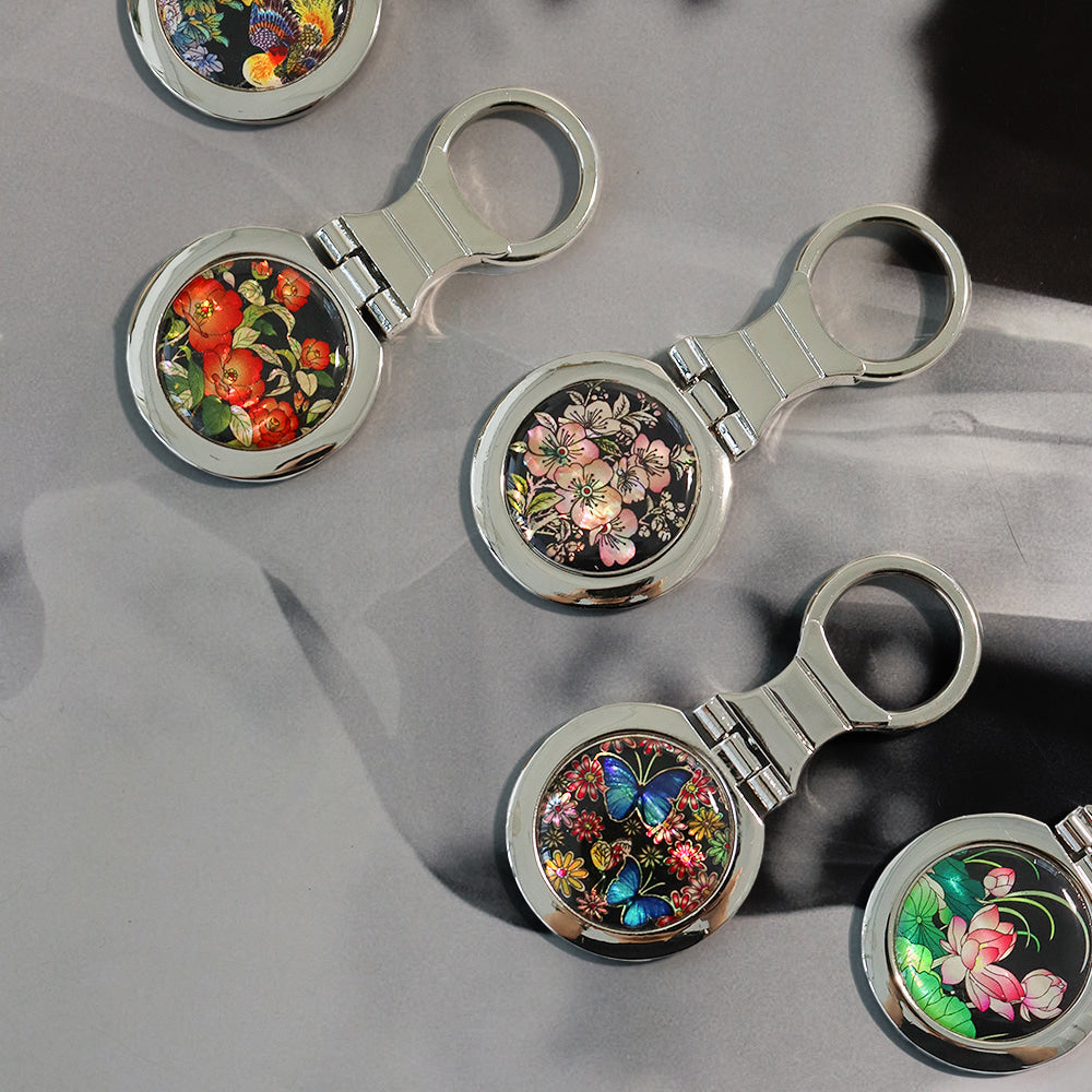 Najeonchilgi Mother of Pearl Keyring Keyring (Round)K